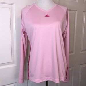 Adidas Long Sleeved Pink Shirt